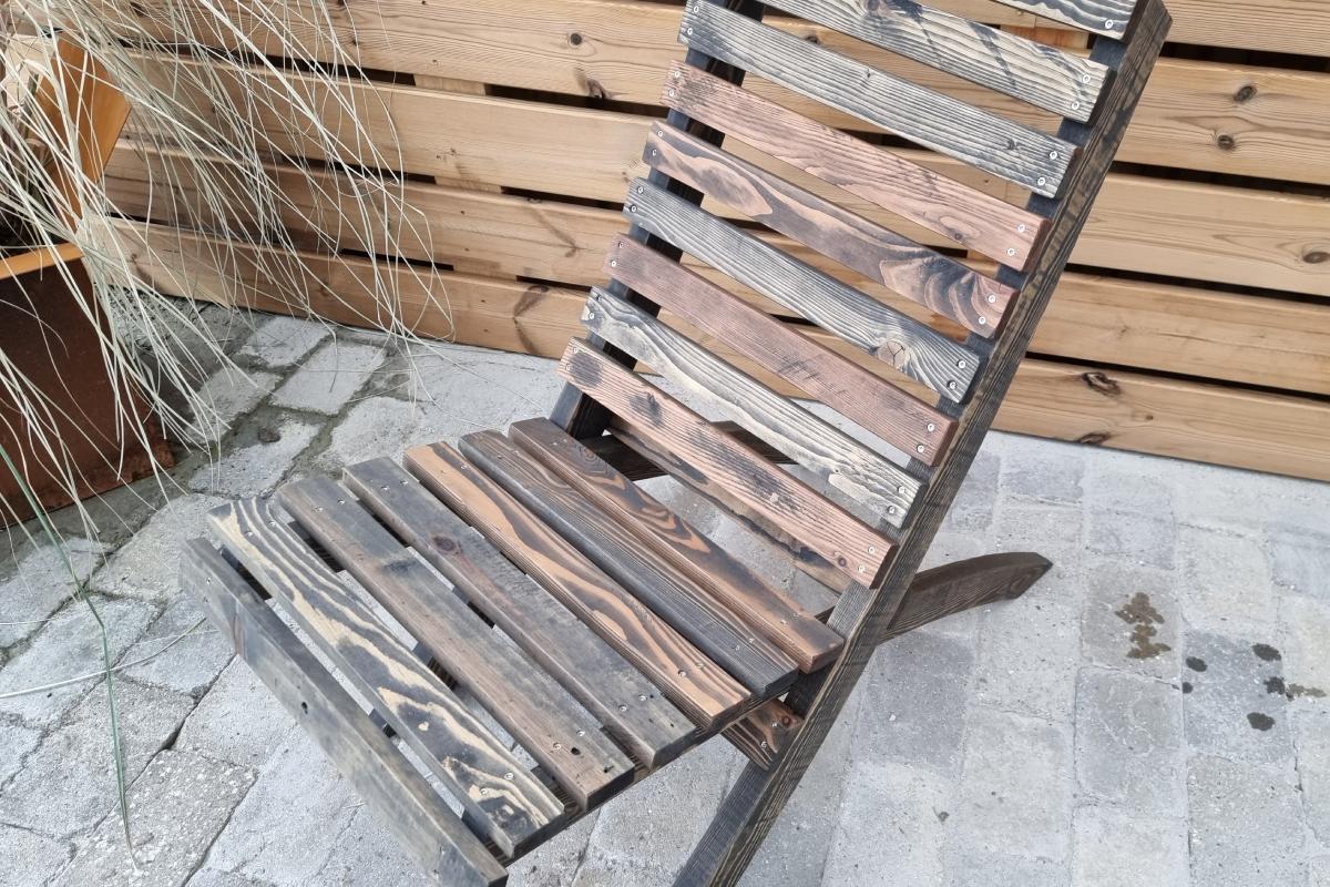 Strandstol i genbrugstræ - Idalund Design