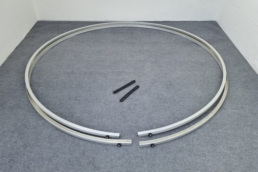 Aluminiumsringe + 2 stk. gummistropper - Idalund Design